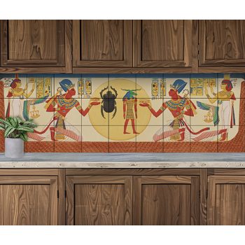 Tile mural - Egyptian -II.