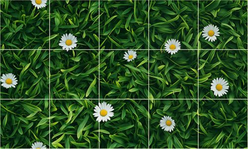 Ceramic tile mural - fruits
