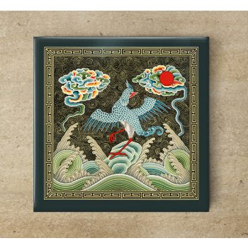 Ceramic tile mural - Chinese motif - Chino 