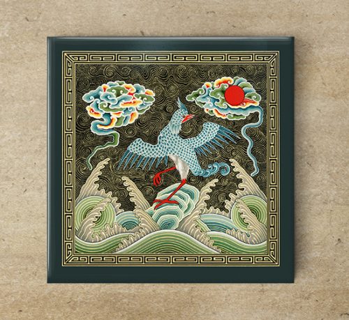Ceramic tile mural - Chinese motif - Chino 