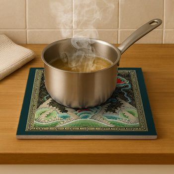 Ceramic tile mural - Chinese motif - Chino 