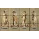 Seasons - Art Nouveau tile mural 