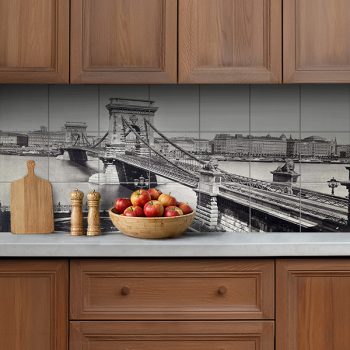 Ceramic tile mural - Skyscrapers 