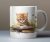 Rooster and chicken mug set of 3 mugs 