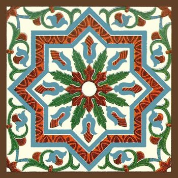 mintás csempe mintás dekorcsempe edényalátét burkolat