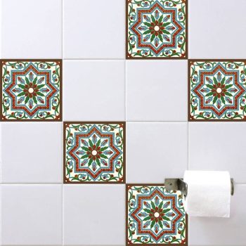 Ceramic tile mural - mandala Mandir B