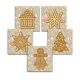Ceramic tile mural - gingerbread 