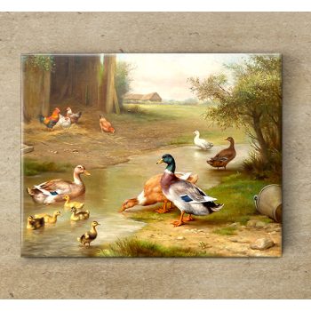 Tile trivet - farm 5. 