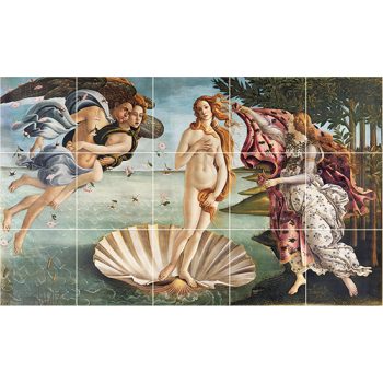Tile mural - Mythology - Creation of Adam  Tile mural - Mythology - Creation of Adam
