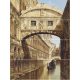ceramic tile mural with bridge of sighs venice canal scene