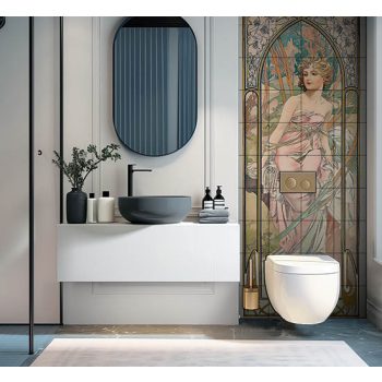 Ceramic tile mural - Mucha