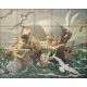 Tile mural - Mythology - Creation of Adam 