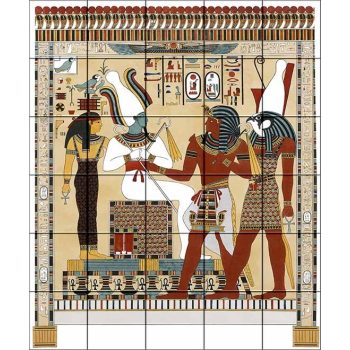 Tile mural - Egyptian -V.  Tile mural - Egyptian -V.