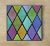 Ceramic tile mural - colorfull tile trivet