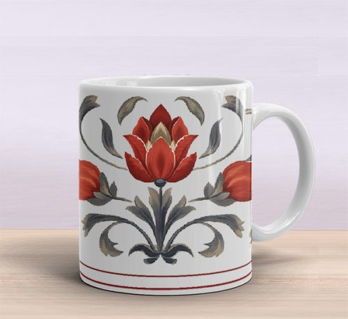 Folksy style mug