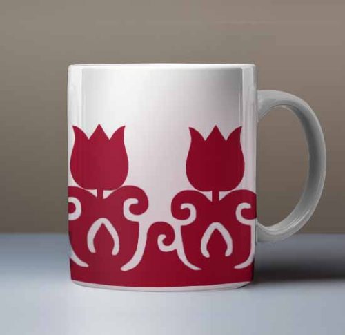Folksy style mug