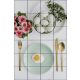 Ceramic tile mural - hospitality -eggs 