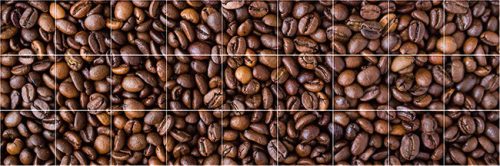 Ceramic tile mural - coffee - coffee beans 