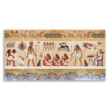 Ancient Egypt patterned border tile