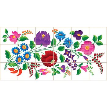 Kalocsai mintás csempe