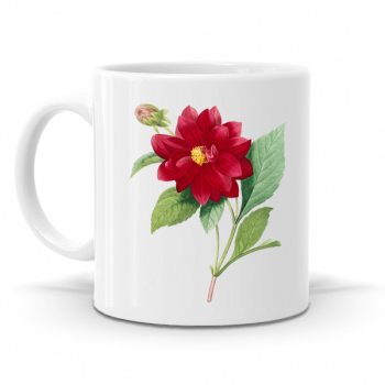 Mug set Set of 6 mugs with flower motif