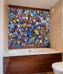 Ceramic tile mural - colorful rocks