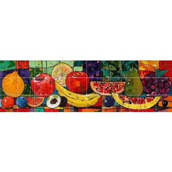 Ceramic tile mural - african animals  Ceramic tile mural - african animals