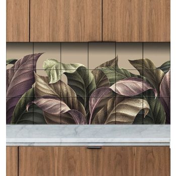 Levél mintás csempe - Natúr levelek