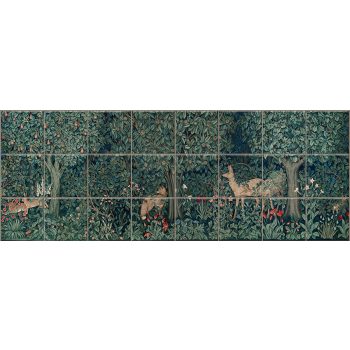 Ceramic tile mural - deers in the forest Ceramic tile mural - deers in the forest
