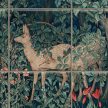 Ceramic tile mural - deers in the forest