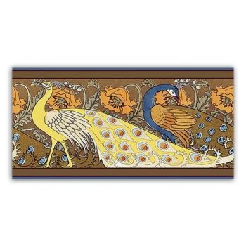 Peacock - border tile