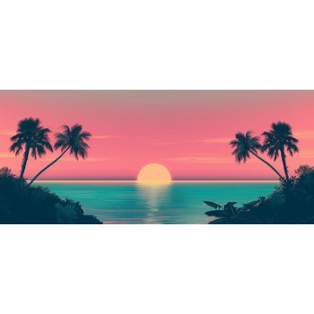 Florida tengerpart bögre