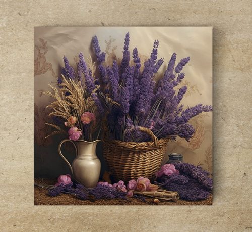 Lavender - ceramic tile trivet