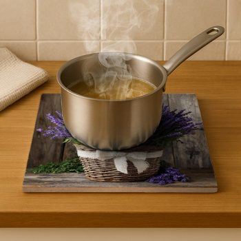 Lavender - ceramic tile trivet