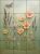 Ceramic tile mural - wild flowers