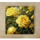 Yellow roses - ceramic tile trivet
