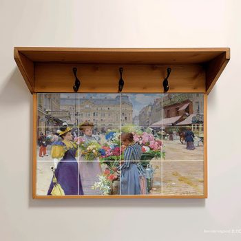 Ceramic tile mural - Paris