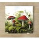 Mushrooms - ceramic tile trivet