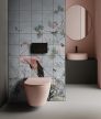 Ceramic tile mural flamingo 
