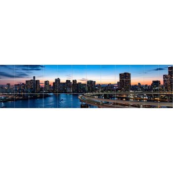 Tokio -  mozaik csempe 182x45 cm)