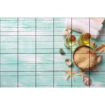 Dekoráció üzlethelyiségbe - csempekép