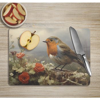 Cutting board - robin bird