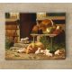 Ceramic tile mural - farm - piglets II. 