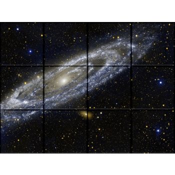 Ceramic tile mural - Andromeda Galaxy  Ceramic tile mural - Andromeda Galaxy