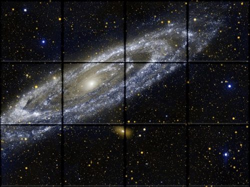 Ceramic tile mural - Andromeda Galaxy 