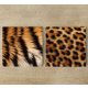 Tigris és leopárd mintás dekorcsempe