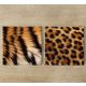 Tigris és leopárd mintás dekorcsempe