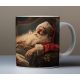 Tired Santa mug