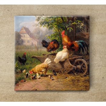 Tile mural - farm 1. 