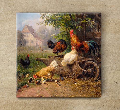 Tile mural - farm 1. 